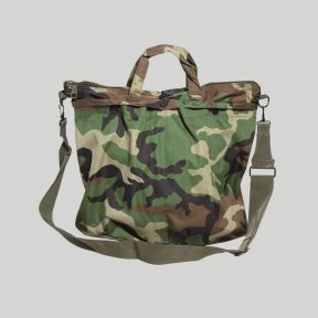 Zaino per casco pilota US con cinghie - Woodland - Mil-Tec