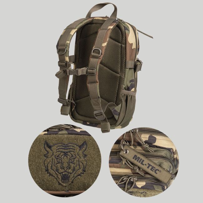Sac à dos US Assault enfant 14L - Woodland - Mil-Tec