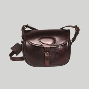Sacoche en cuir avec sangle - Marron - Mil-Tec