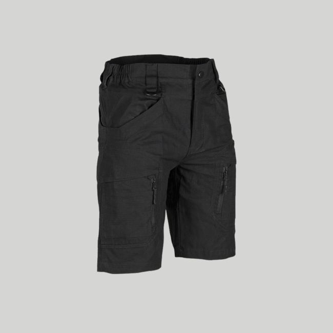 Short ripstop Assault - Zwart - Mil-Tec