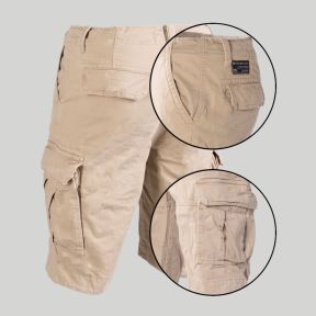 Short Vintage délavé - Khaki - Mil-Tec