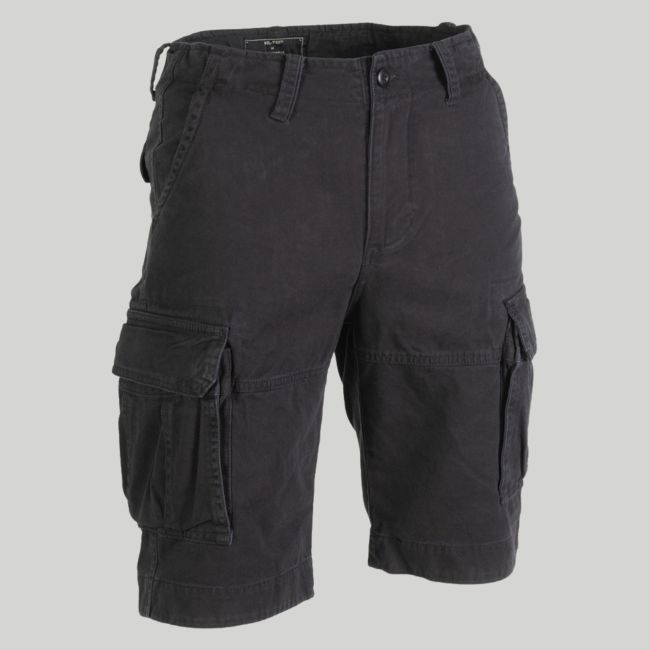 Vintage Washed Short - Schwarz - Mil-Tec