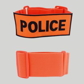 Brazalete bordado de Policía - Naranja - Equipo de Patrulla