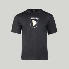 T-shirt 101st Airborne - Schwarz - Mil-Tec