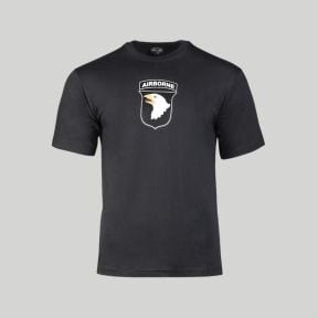 T-shirt 101st Airborne - Zwart - Mil-Tec