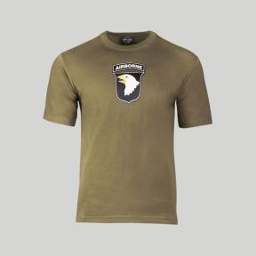 Camiseta 101st Airborne - Verde Oliva - Mil-Tec