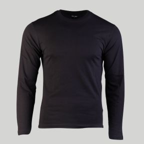 T-shirt a maniche lunghe - Nero - Mil-Tec