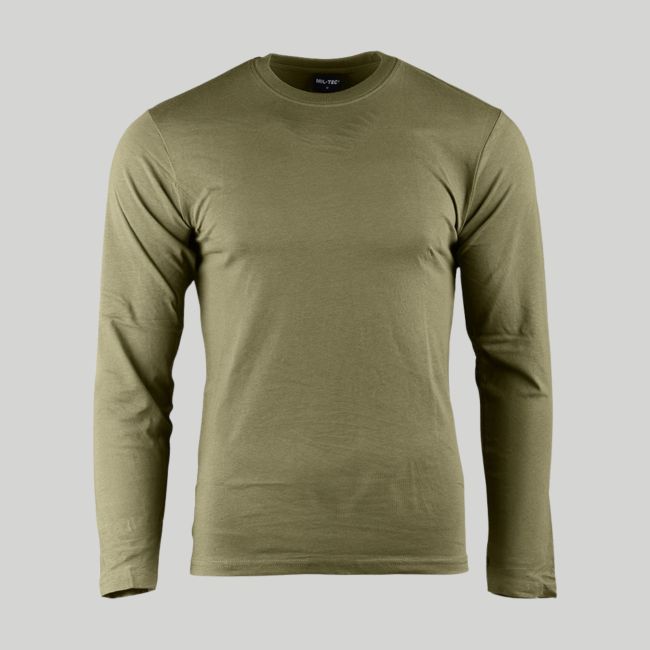 T-shirt à manches longues - Vert Olive - Mil-Tec