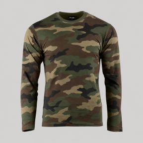 T-shirt a maniche lunghe - Woodland - Mil-Tec