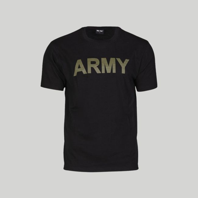 T-shirt Army - Czarny - Mil-Tec