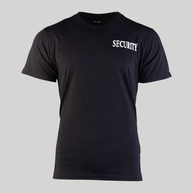 T-shirt Security - Noir - Mil-Tec