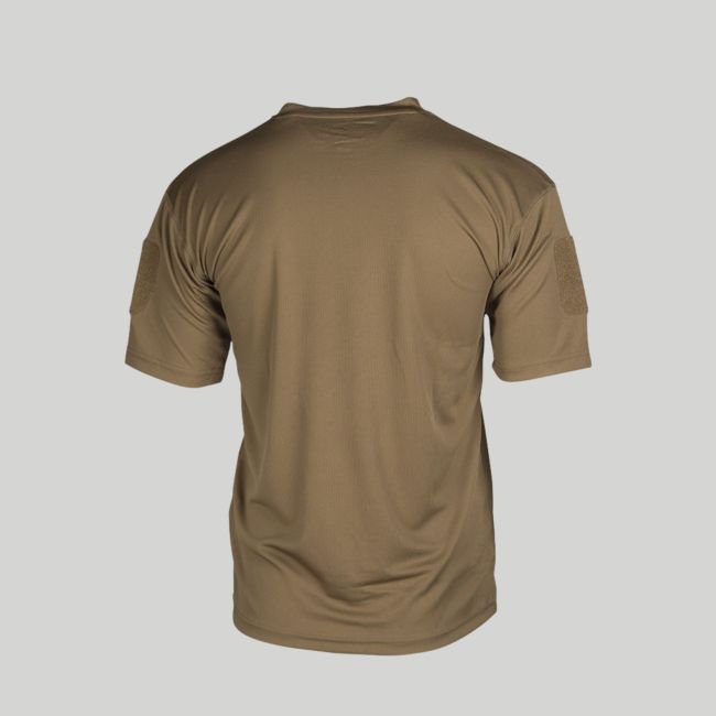 T-shirt tática Quick Dry - Coyote Escuro - Mil-Tec