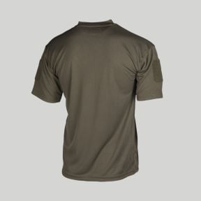 T-shirt tática Quick Dry - Verde Olive - Mil-Tec