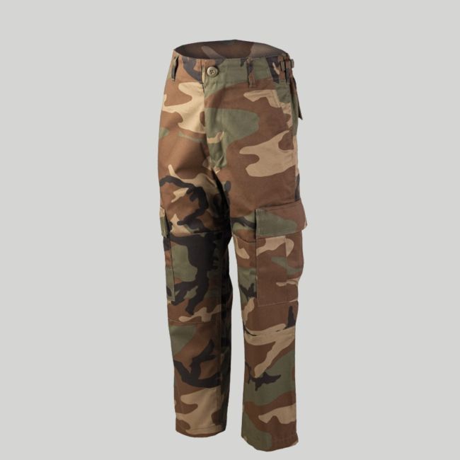 Calça BDU infantil - Woodland - Mil-Tec