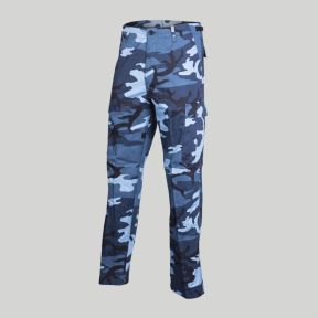 BDU US Ranger Broek - Blauwe Camo - Mil-Tec