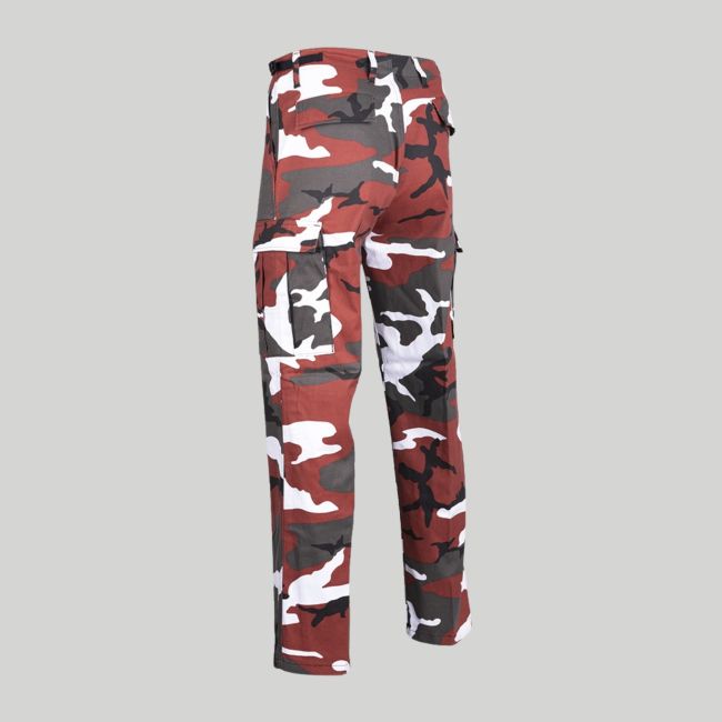 Pantalón BDU US Ranger - Camo Rojo - Mil-Tec