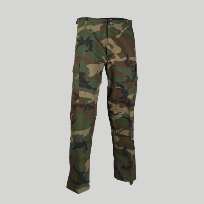 Calças ripstop BDU US - Woodland - Mil-Tec