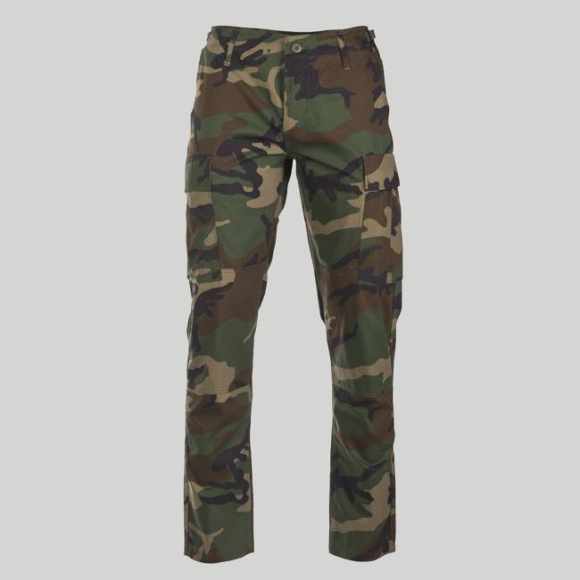 Pantalone ripstop slim BDU US - Woodland - Mil-Tec