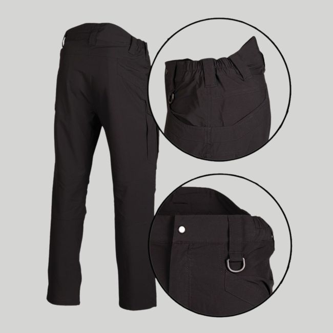 Pantalon tactique Assault - Noir - Mil-Tec