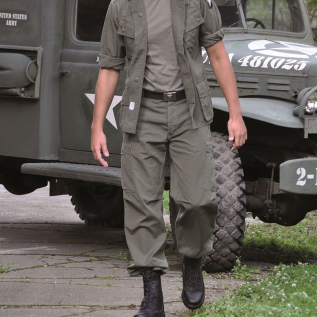 Pantalón US M64 Vietnam - Verde Oliva - Mil-Tec