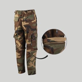 Spodnie na zamek BDU dziecięce - Woodland - Mil-Tec