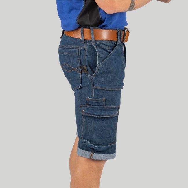 Arbeits-Bermuda BOLT - Blau - Nine Worths