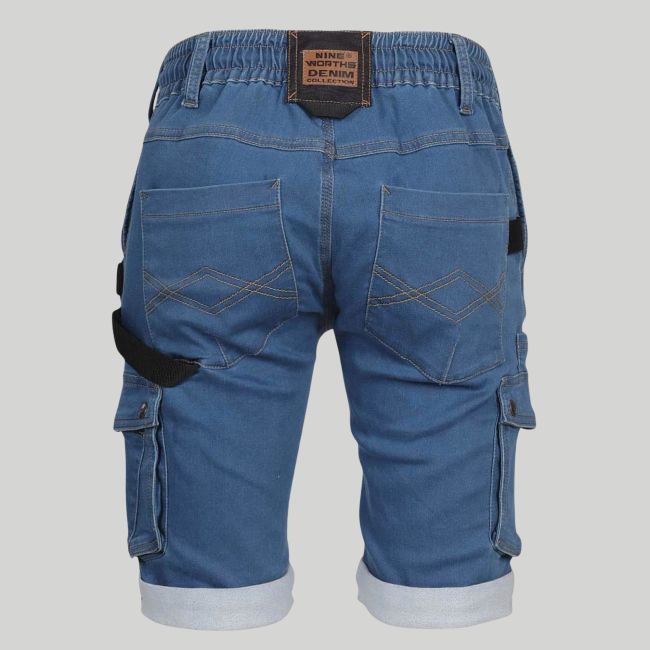 Bermuda de trabajo BOLT - Raw Jean - Nine Worths