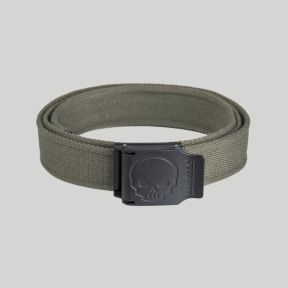 Ceinture avec boucle Skull 40mm - Vert Olive - Mil-Tec