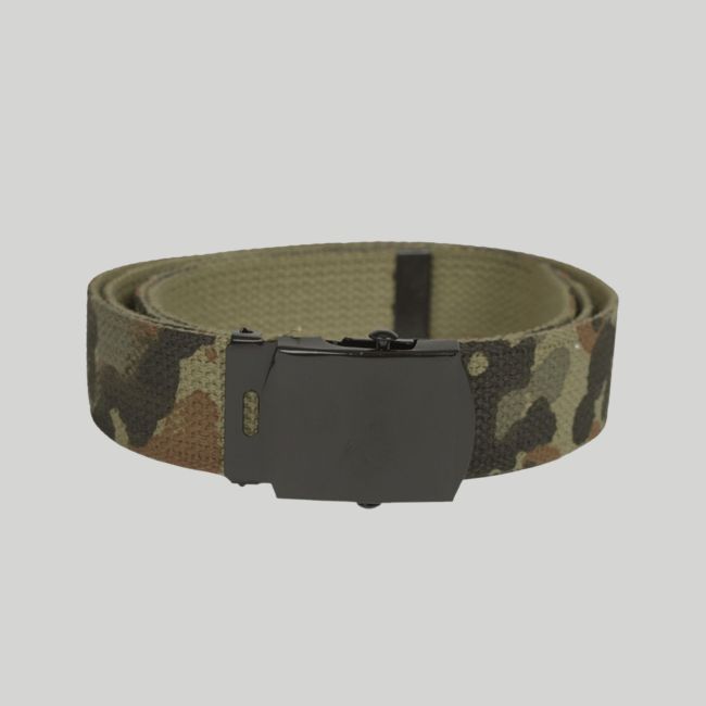 Cintura in tela US con fibbia nera - Camo BW - Mil-Tec