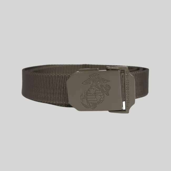 Cinto em lona USMC 30mm - Verde Olive - Mil-Tec