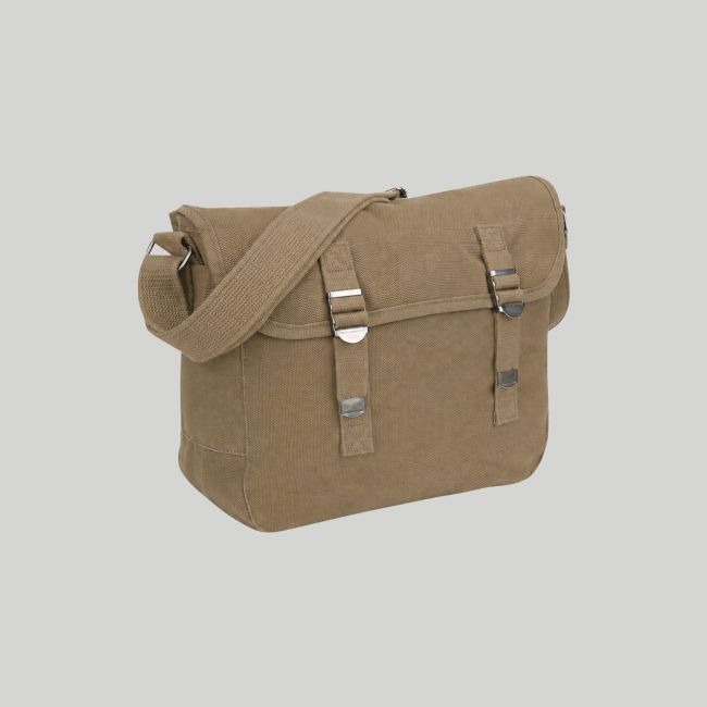 Bolsa tiracolo em lona estilo US verde-oliva - Fostex Garments