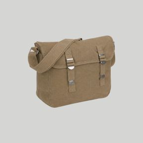 Borsa a tracolla in tela stile US verde oliva - Fostex Garments