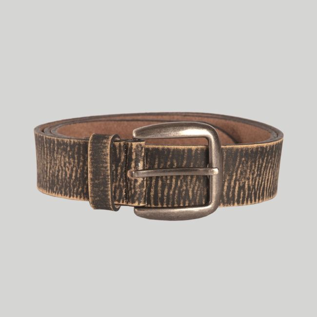 Cintura Vintage in pelle - Nera - Mil-Tec