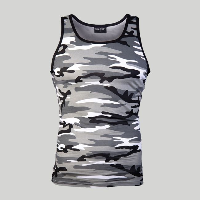 Camisola de alças em algodão - Camo Urbano - Mil-Tec
