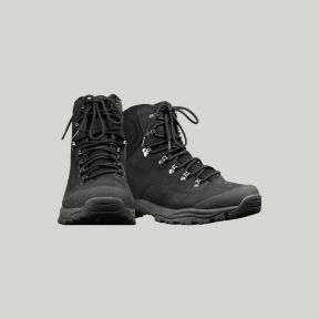 Botas de intervención impermeables BW de ante/nylon - Negro - Mil-Tec