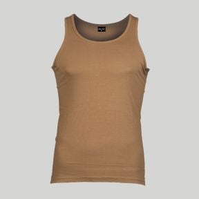 Baumwoll-Tanktop - Coyote - Mil-Tec