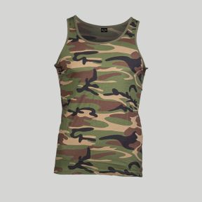 Katoenen hemd mouwloos - Woodland - Mil-Tec