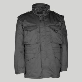 US M65 Jacke mit Futter - Schwarz - Mil-Tec
