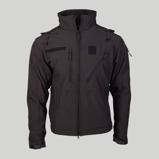 Giacca softshell SCU14 - Nero - Mil-Tec