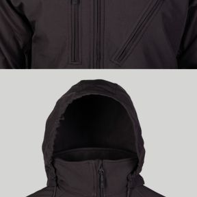 Chaqueta softshell SCU14 - Negro - Mil-Tec
