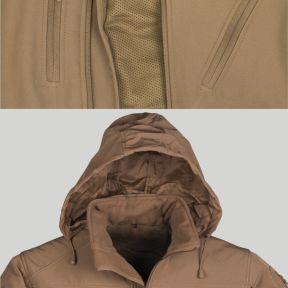 Chaqueta softshell SCU14 - Coyote Oscuro - Mil-Tec