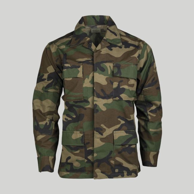 Casaco ripstop BDU US - Woodland - Mil-Tec