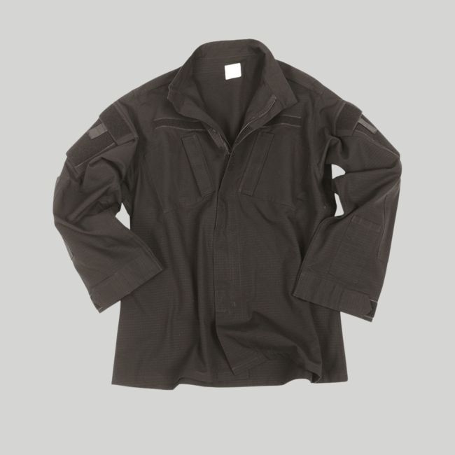 Chaqueta ripstop ACU US - Negro - Mil-Tec