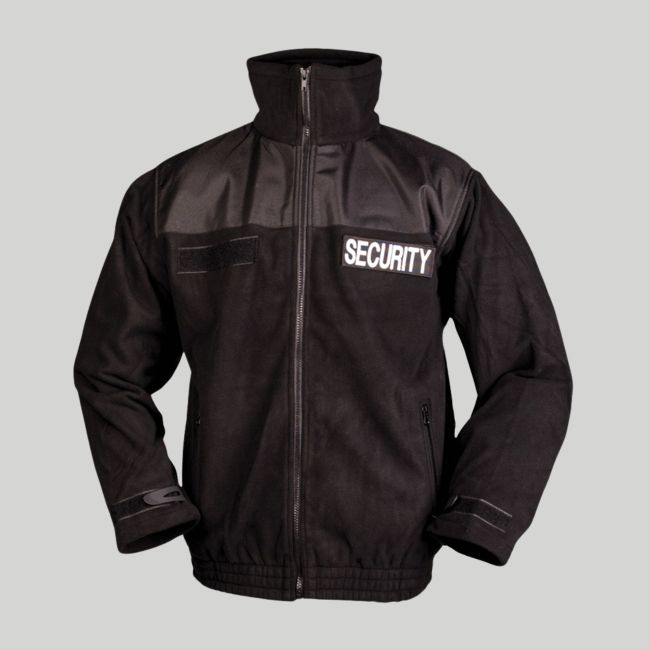 Fleece Security jack - Zwart - Mil-Tec