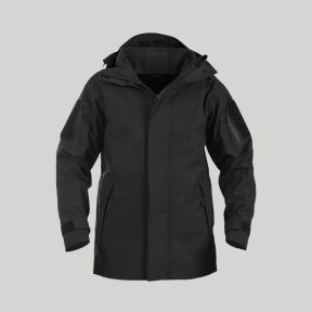 Chaqueta de lluvia con forro polar Gen.II - Negro - Mil-Tec