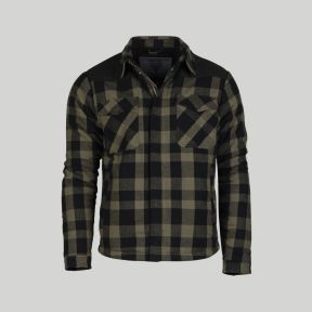 Casaco de lenhador - Preto/Verde Oliva - Mil-Tec