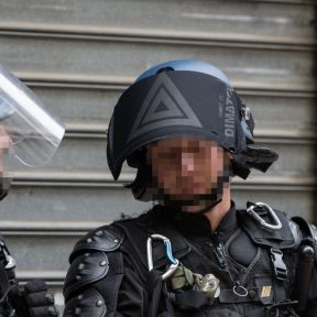 Protezione per visiera antiurto FOMEC PC nera - Dimatex