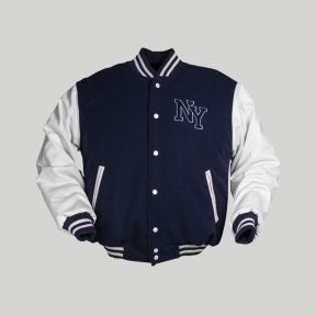 Veste de base-ball NY - Bleu Foncé/Blanc - Mil-Tec