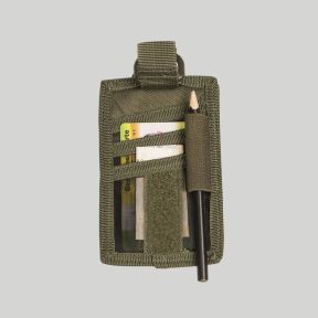 Porta-cartão de identificação com cordão - Verde Oliva - Mil-Tec