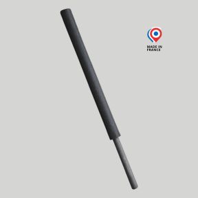 Aanvalsstok in schuim 90 cm met handgreep - Zwart - GK